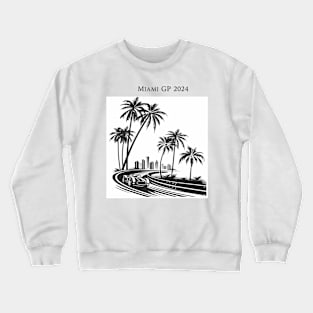 2024 Miami Grand Prix F1 T-Shirt - Merchandise | Unique F1 Tracks Design | Limited Edition | Perfect Gift for Miami F1 Fans Crewneck Sweatshirt